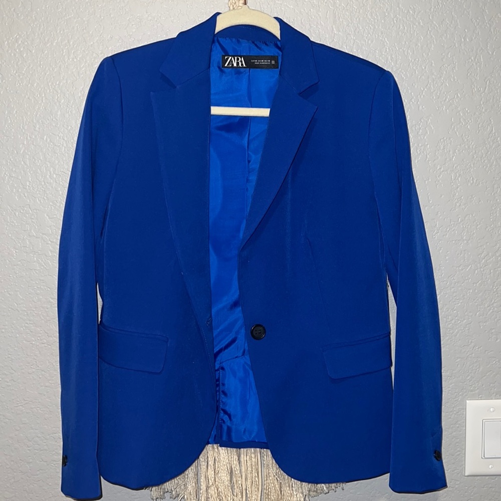 Blue Zara Blazer